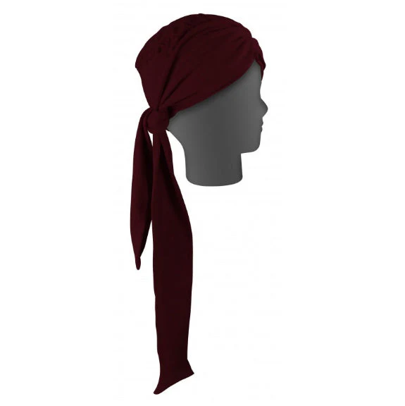 Langer geraffter onkologischer Turban | Verschiedene Farben - Image 5