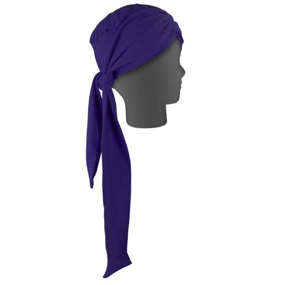 Langer geraffter onkologischer Turban | Verschiedene Farben - Image 6