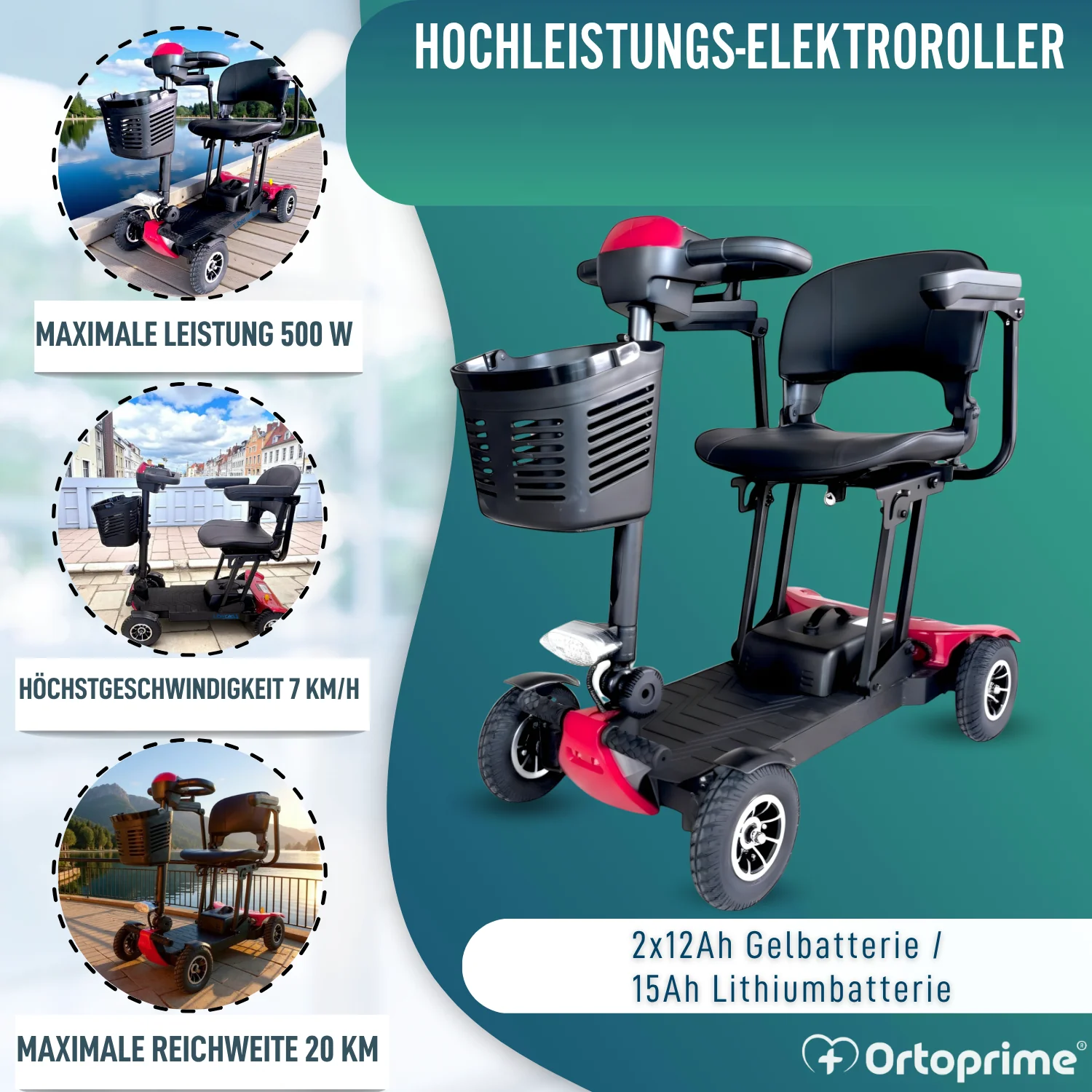 Leichter Klappbarer Elektroroller | Aluminiumrahmen - Image 3