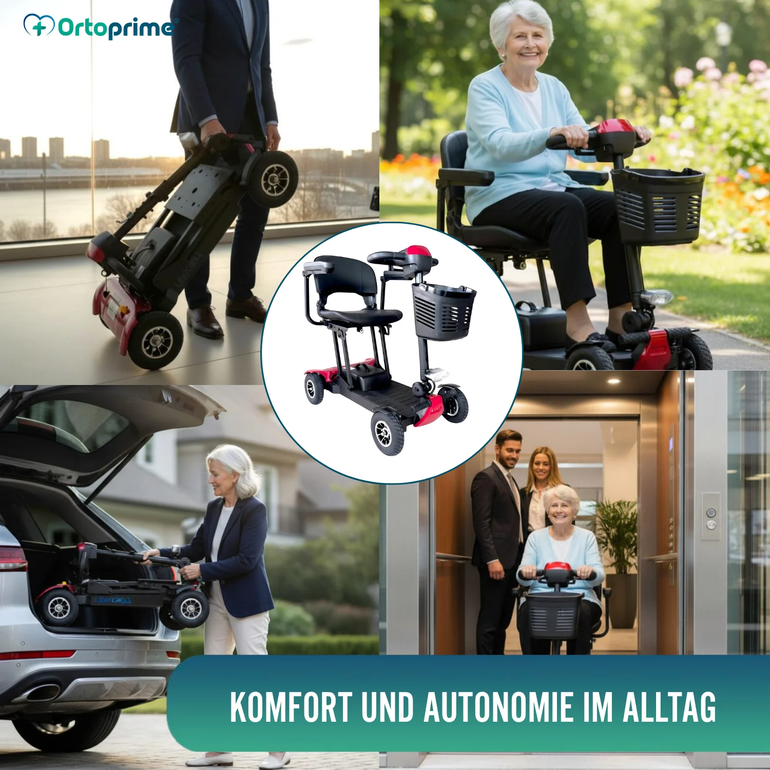 Leichter Klappbarer Elektroroller | Aluminiumrahmen - Image 8