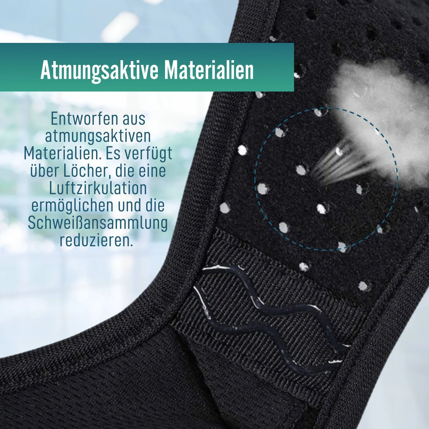 Leistenbruchgürtel mit gepolsterten Pads | Unise - Image 7