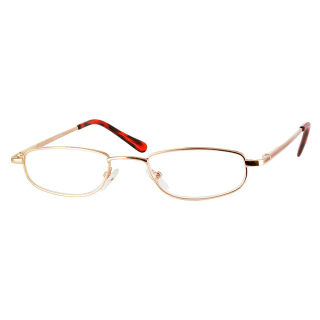 Lesebrille für Alterssichtigkeit mit Halbmondartigem Metallrahmen - Image 3