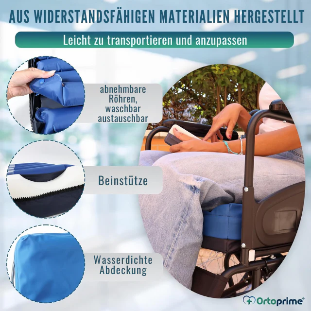 Luftdruck-Anti-Dekubitus-Kissen mit Kompressor | Rollstuhlkissen - Image 3