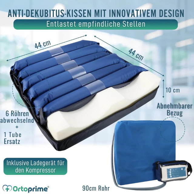 Luftdruck-Anti-Dekubitus-Kissen mit Kompressor | Rollstuhlkissen - Image 6