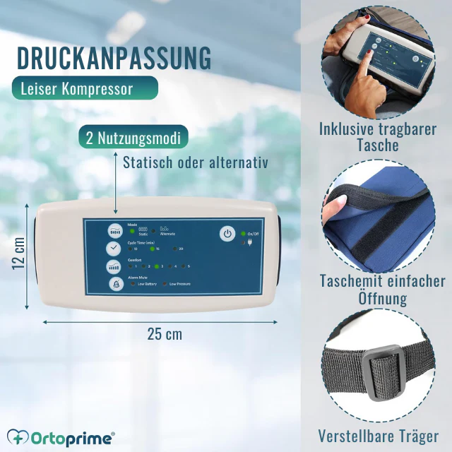 Luftdruck-Anti-Dekubitus-Kissen mit Kompressor | Rollstuhlkissen - Image 8