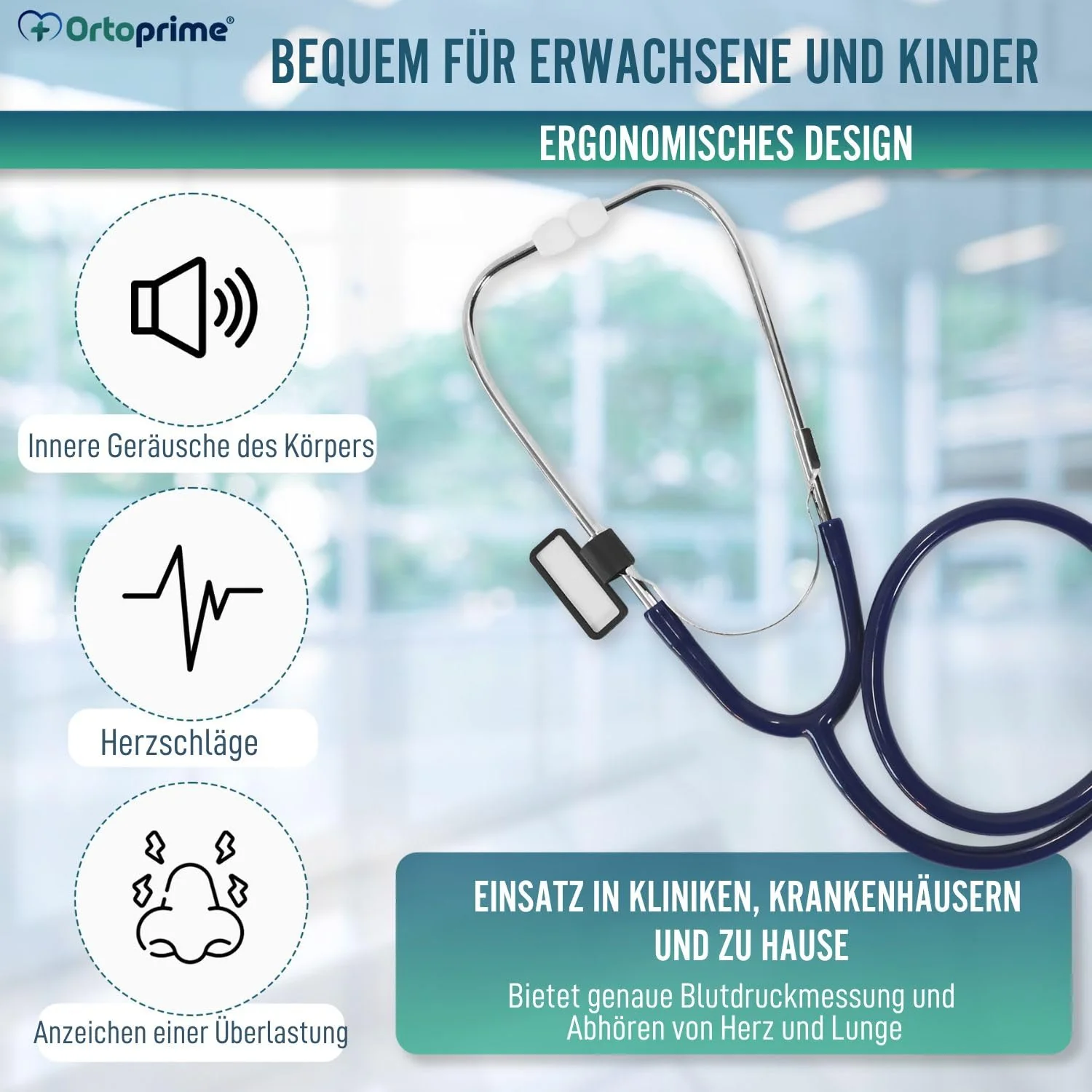Medizinisches Profi-Stethoskop | Pädiatrisches Profi-Stethoskop - Image 3