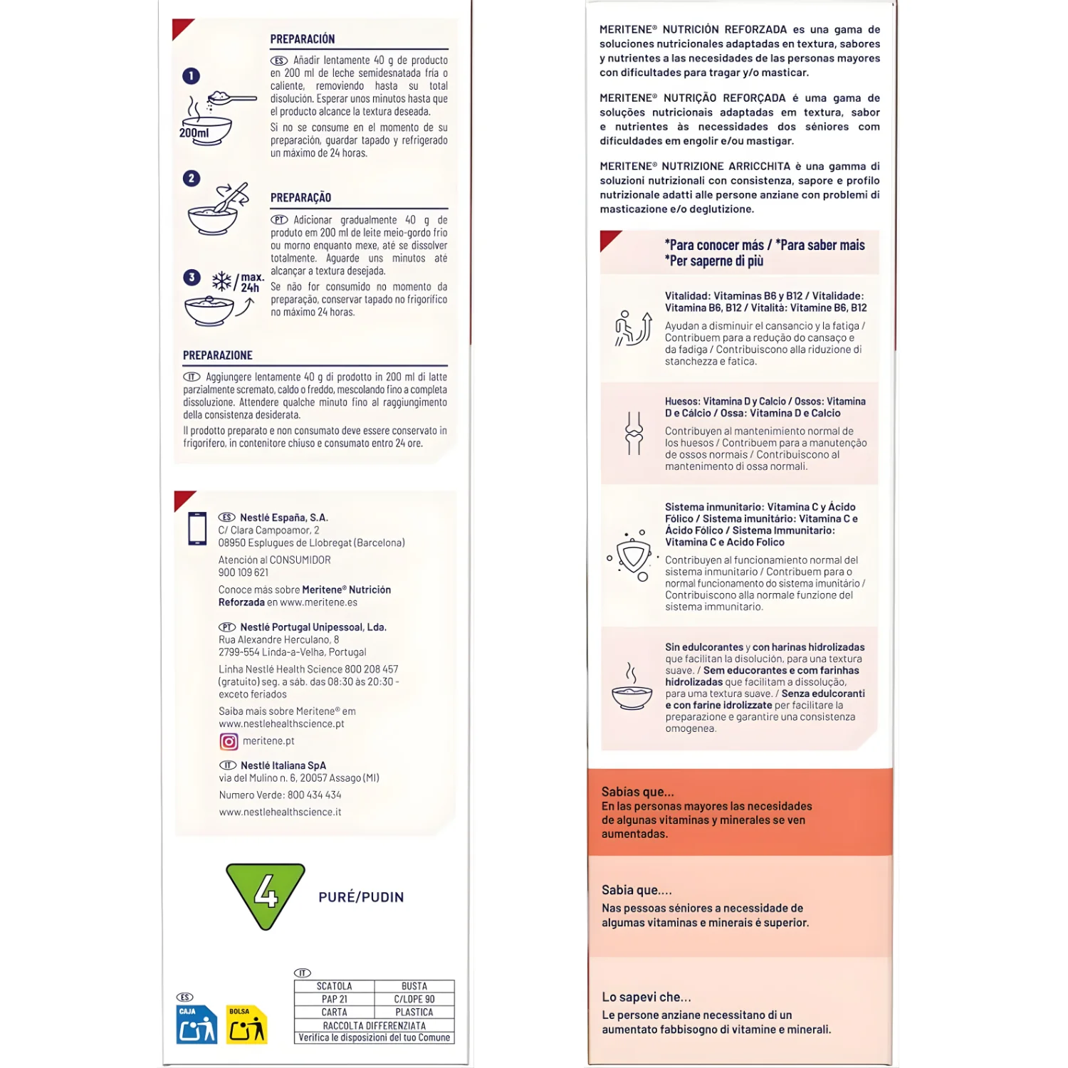 Meritene Getreide mit Proteinen für 13 Portionen | Multifrucht - Image 6
