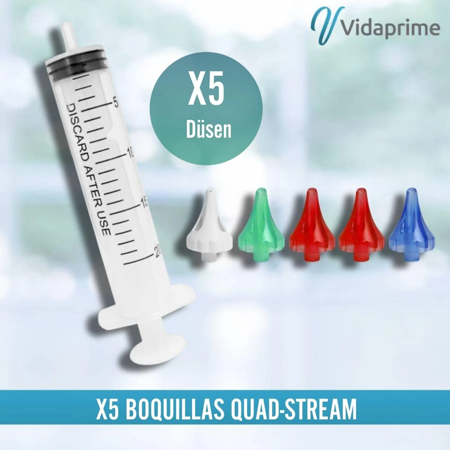 Professionelle Ohrreinigungsspritze x5 Weiche Düsen - Image 7