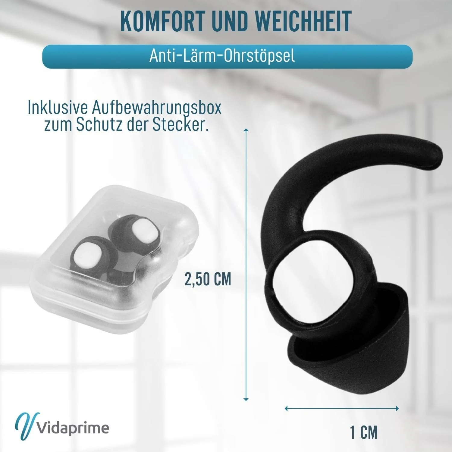 Ohrstöpsel gegen Schlafgeräusche | Packung mit 2 Einheiten - Image 7