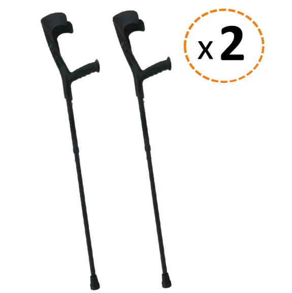 Orthopädische Krücken 2 Einheiten höhenverstellbar | Wählen Sie Ihre Farbe