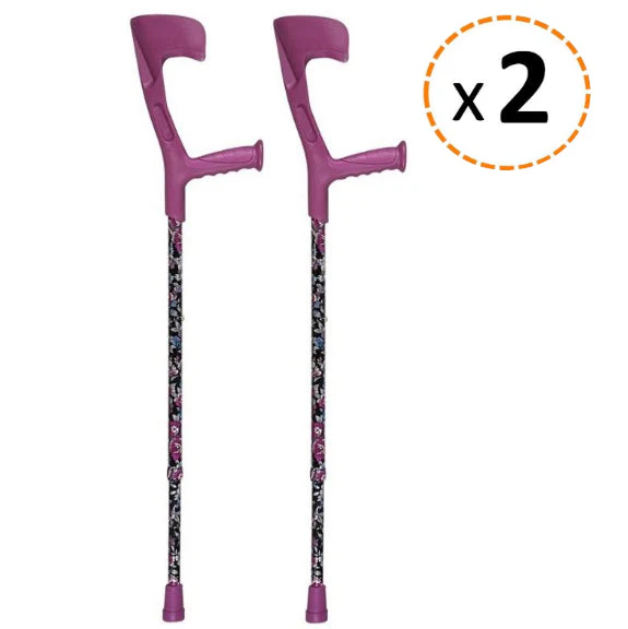 Orthopädische Krücken 2 Einheiten höhenverstellbar | Wählen Sie Ihre Farbe - Image 4