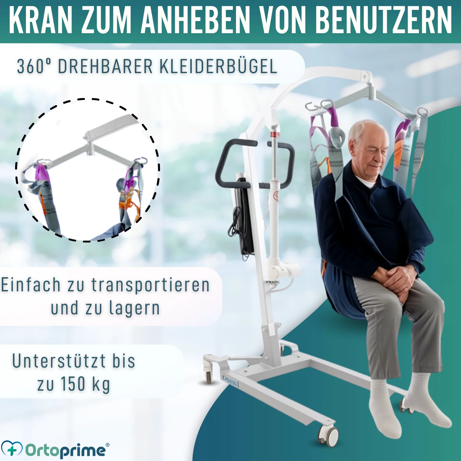 Orthopädischer Kran | Inklusive Kopfstützengurt - Image 9