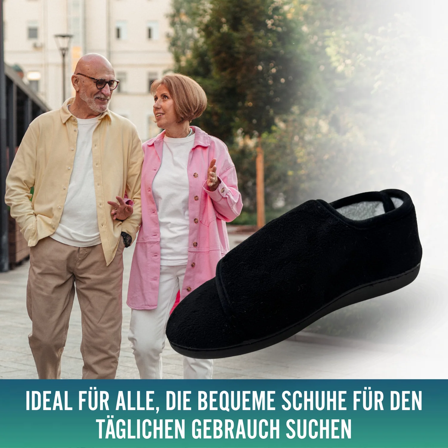 Orthopädische Schuhe für Damen Herren bei Geschwollenen Füßen Atmungsaktiv - Image 10