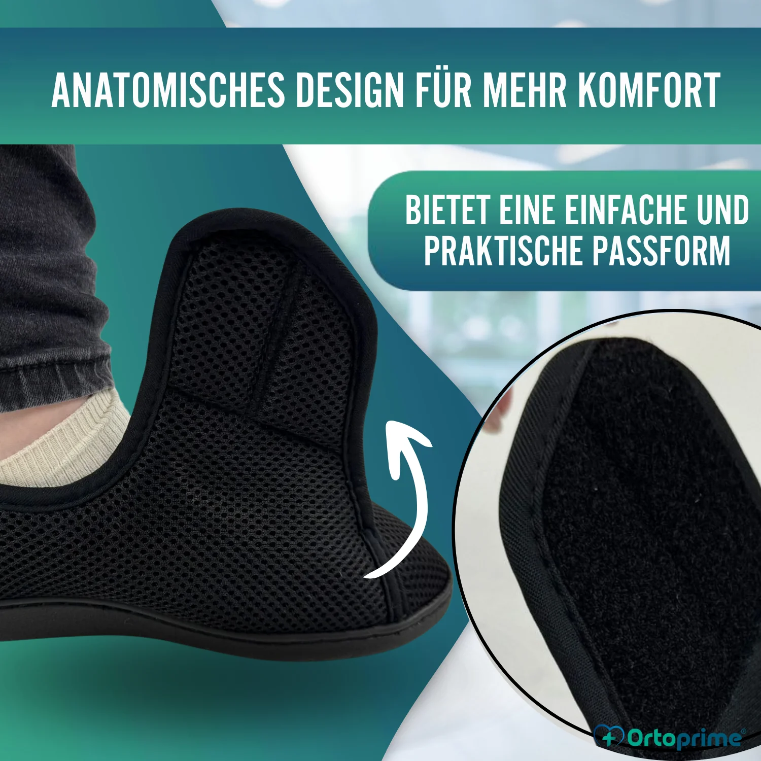 Orthopädische Schuhe für Damen Herren bei Geschwollenen Füßen Atmungsaktiv - Image 6
