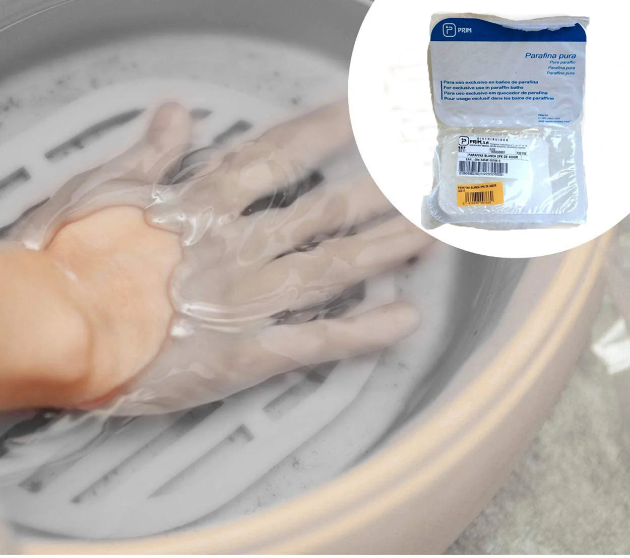 Paraffin für Hände und Gesicht in Tablettenform - Image 3