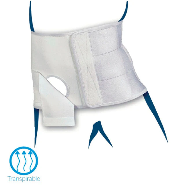 Postoperative Bauchbinde mit Öffnung für Stoma | 3 Bänder - Image 3
