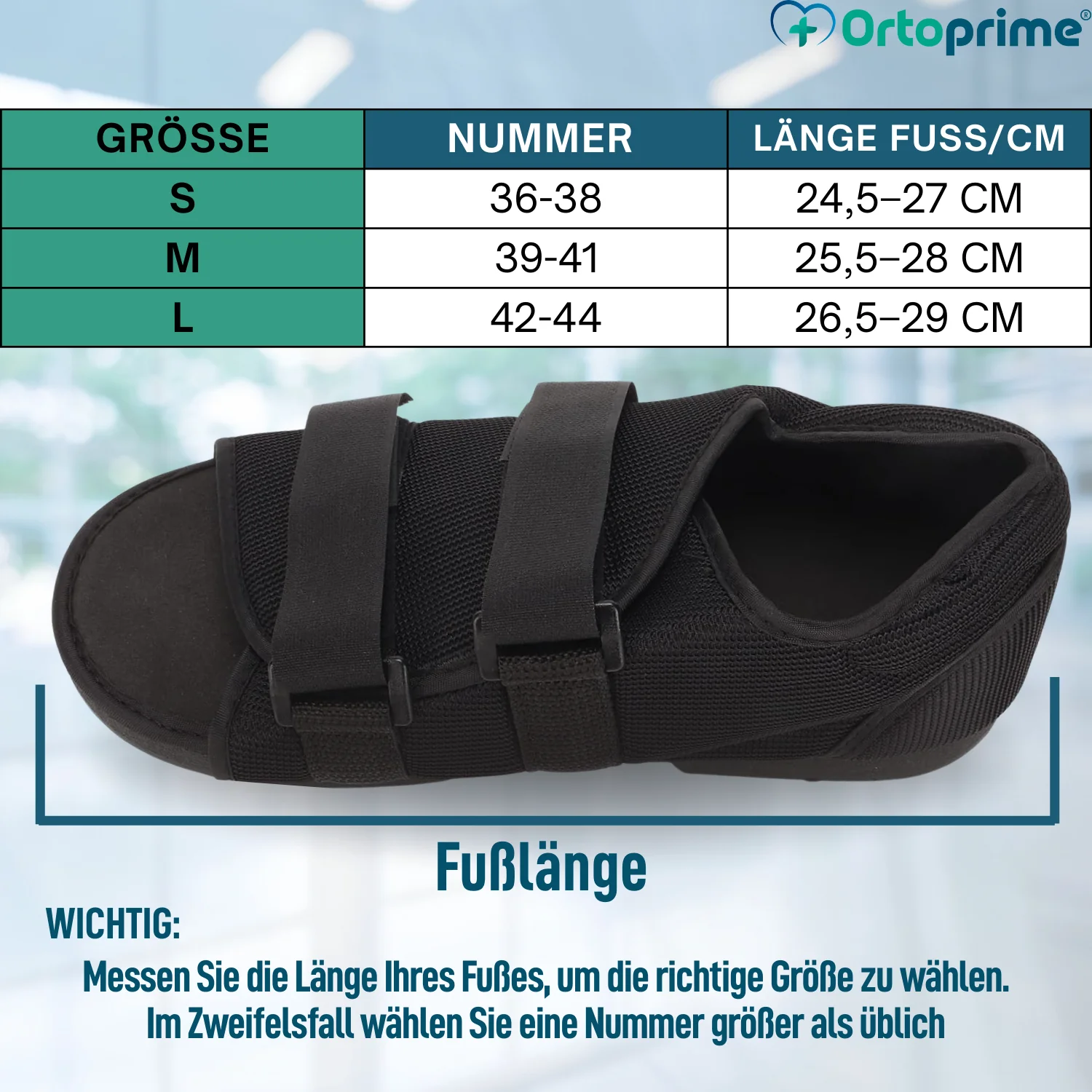 Postoperative Schuhe Flache Sohle | Bilaterale Form - Image 2