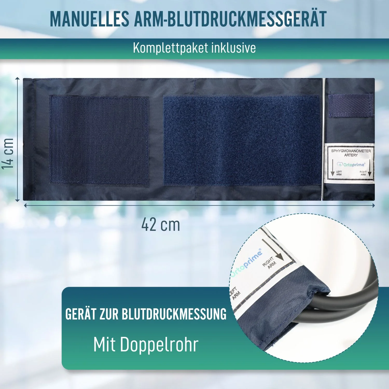 Manueller Professioneller Oberarm-Blutdruckmessgerät - Image 7