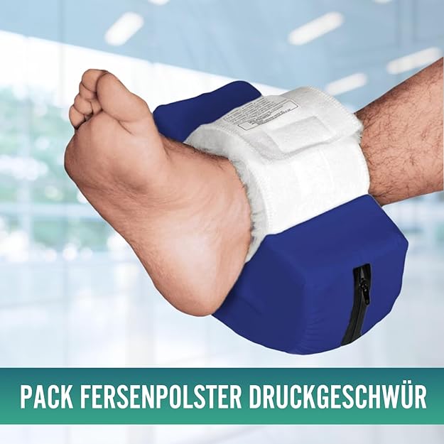 Produkte Pack 2 Wasserdichte PU-Krümmung Anti-Dekubitus-Fersenkappen - Image 5