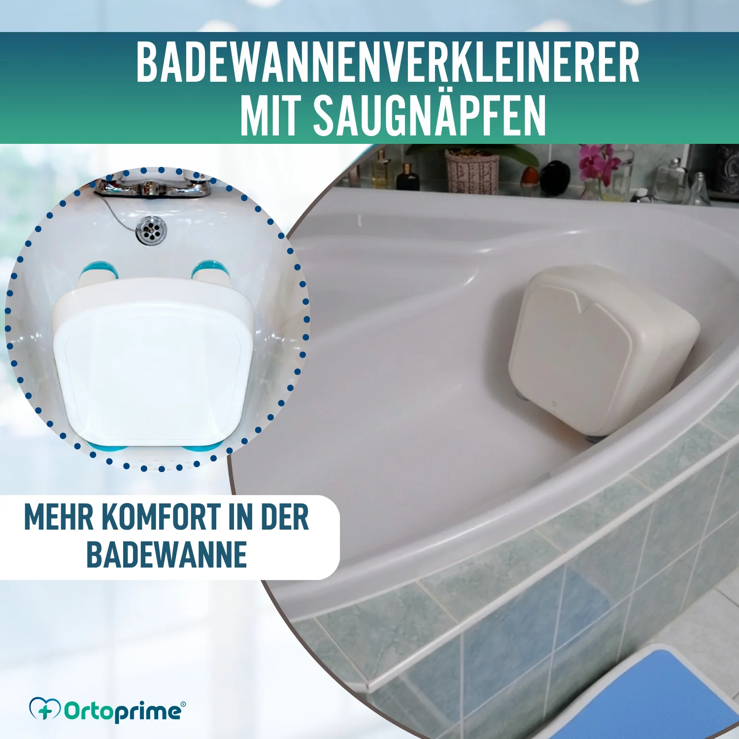 Reduzierender Badewannenständer mit Saugnäpfen | Anpassbar - Image 5