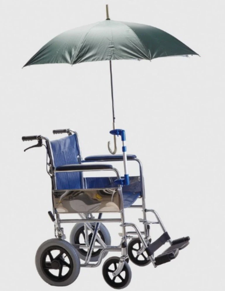 Regenschirmhalter für Rollstühle und Gehhilfen