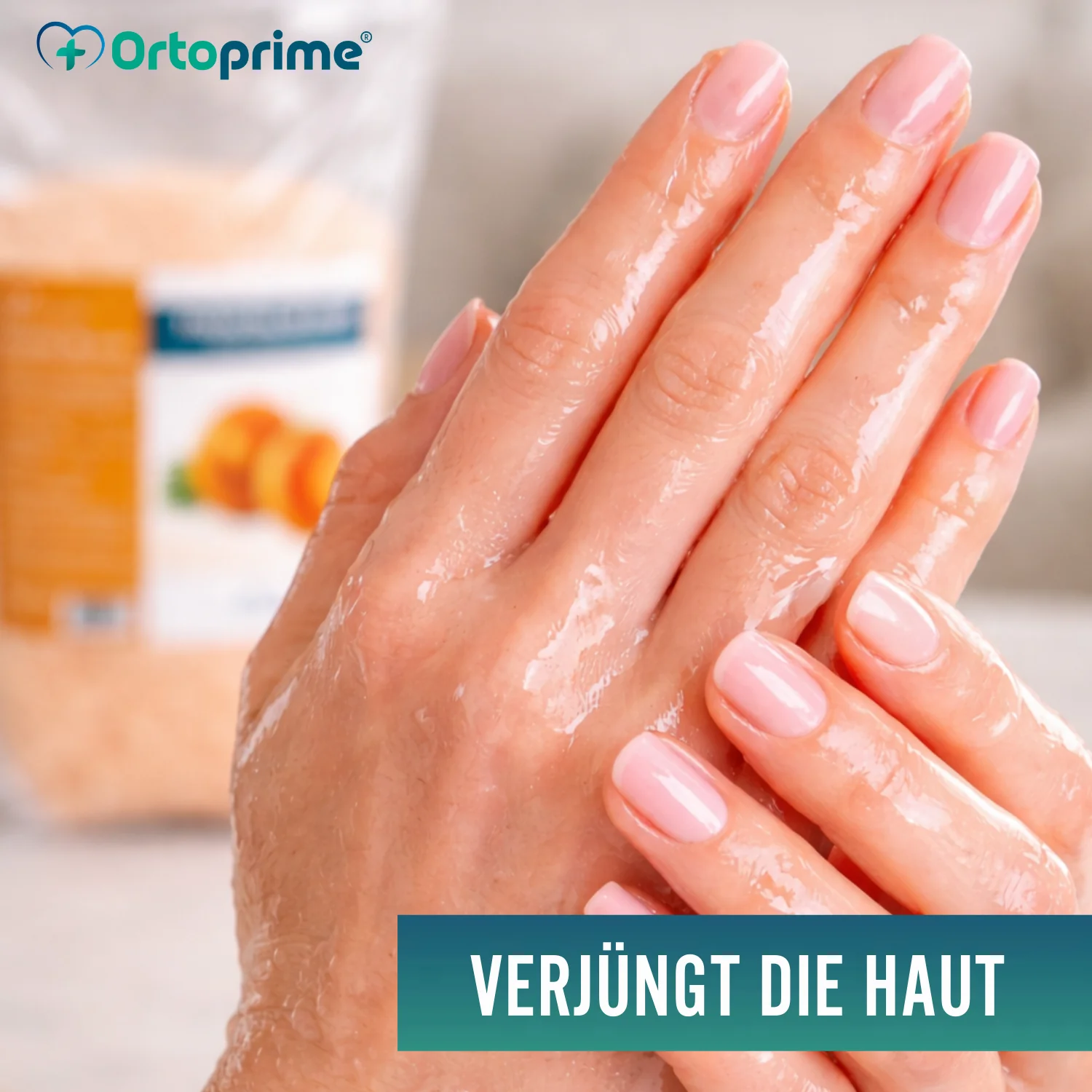 Rehabilitationsparaffin für Hände und Füße 1000ml | Pfirsich - Image 4