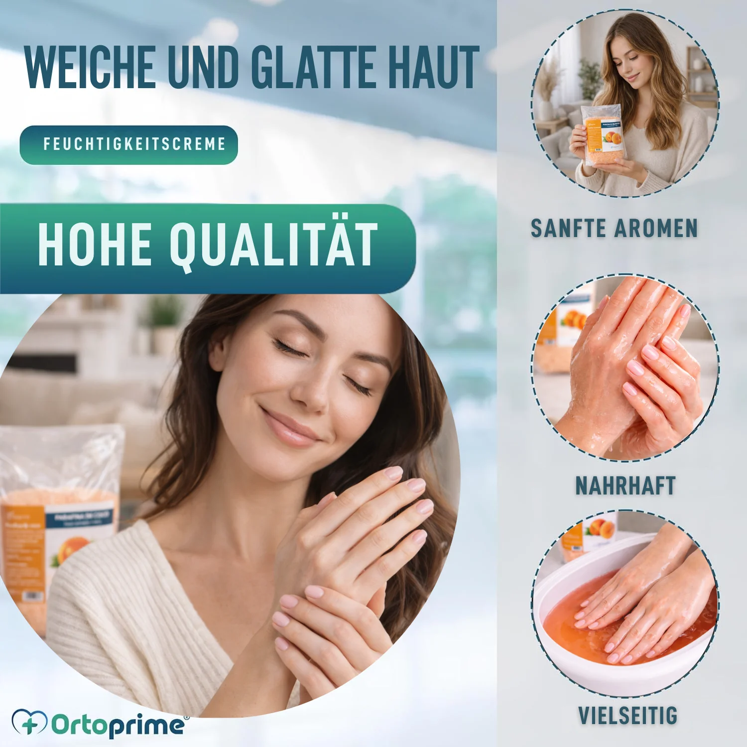 Rehabilitationsparaffin für Hände und Füße 1000ml | Pfirsich - Image 7