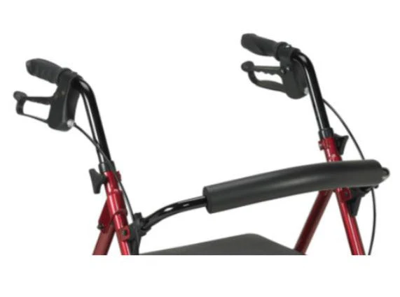Rollator Höhenverstellbarer Sitz und Griffe | Bremse und Korb - Image 3