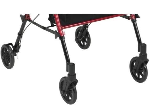 Rollator Höhenverstellbarer Sitz und Griffe | Bremse und Korb - Image 4