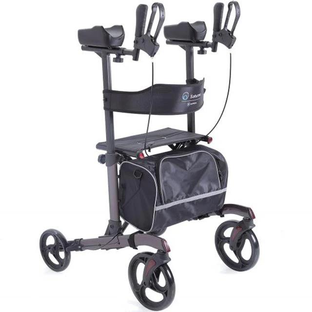 Rollator mit Sitz, Einkaufswagen und Armlehnen mit 4 Rädern