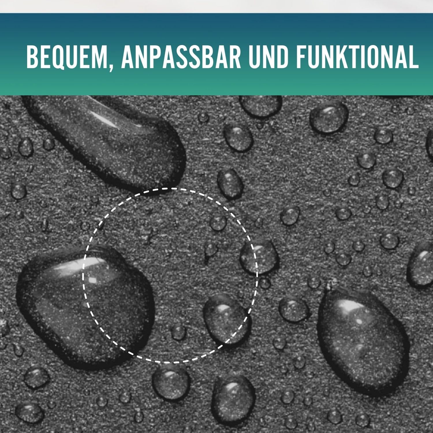 Rollstuhl-Regencape mit Reißverschluss - Image 7