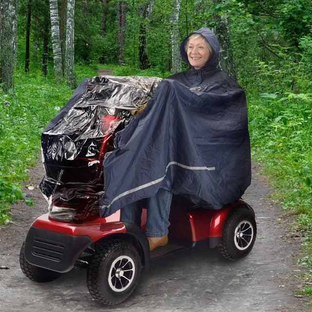Rollstuhl- und Scooter-Regencape | Universalgröße - Image 2