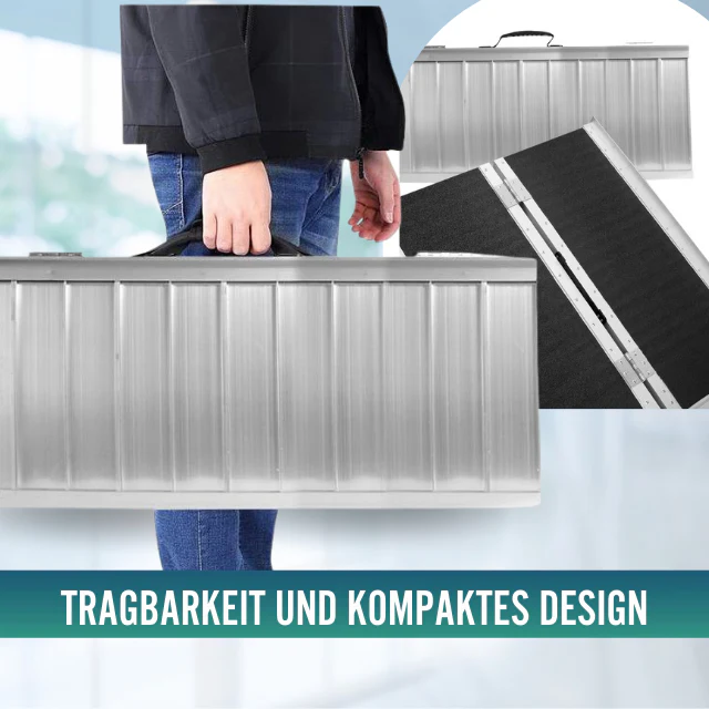 Klappbare Rollstuhlrampe Tragbare Treppenrampe - Image 4