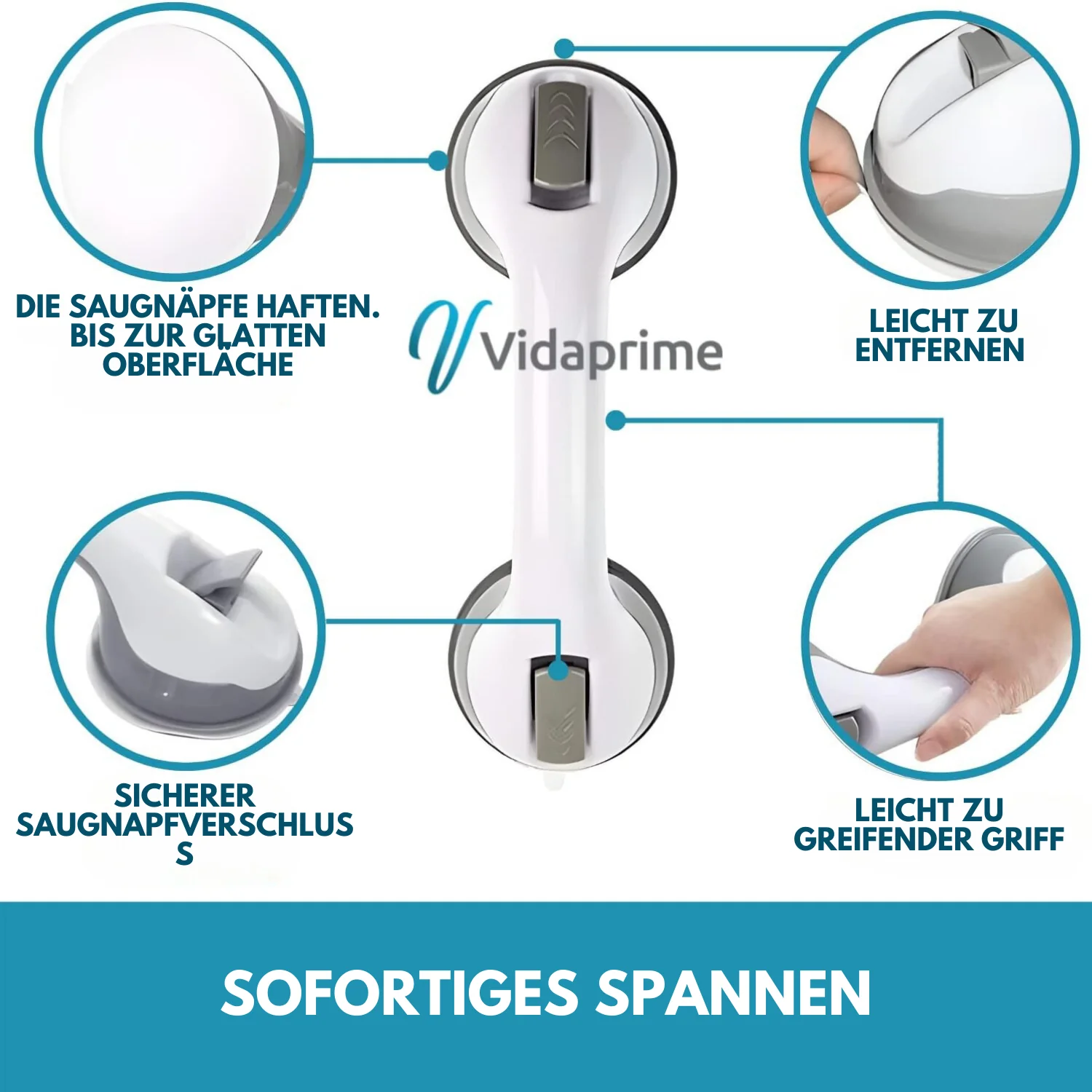 Schnellbefestigungsgriff für das Badezimmer - Image 2