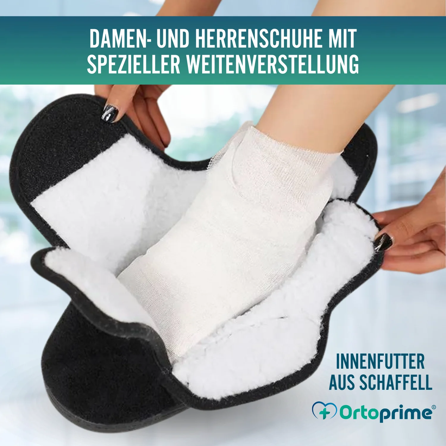 Schuhe für breite Füße Unisex | Weite Schuhe Fellfutter - Image 5