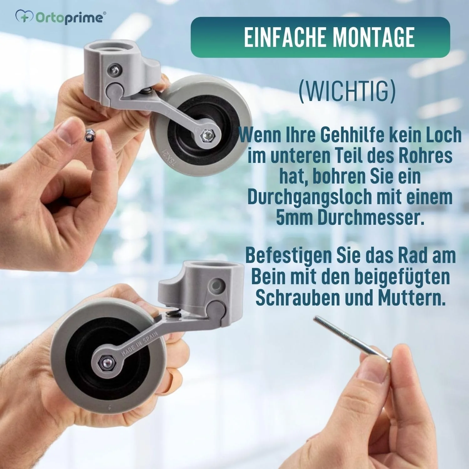 Set de Schwenkräder | Zwei Einheiten - Image 3