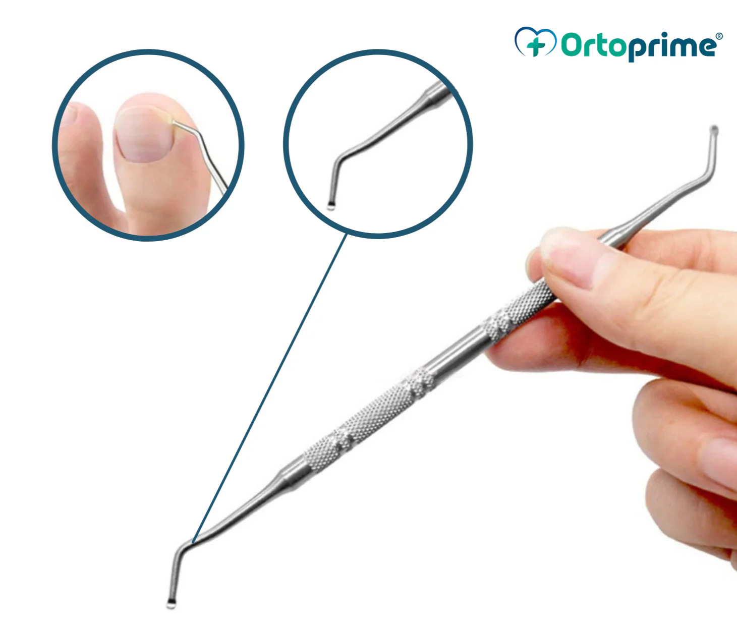 Set zur Korrektur und Reparatur von Eingewachsenen Nägeln + Pediküre-Stab - Image 7