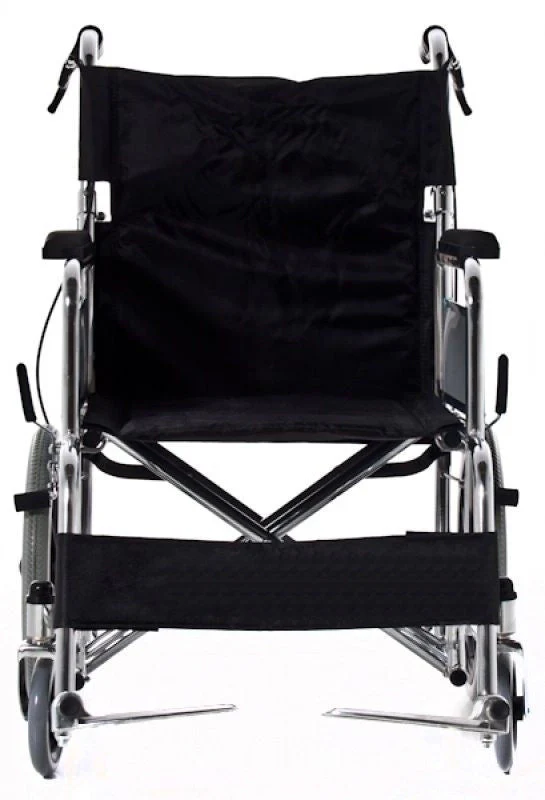 Rollstuhl mit extra breitem Transportstuhl aus Stahl | Espace - Image 5