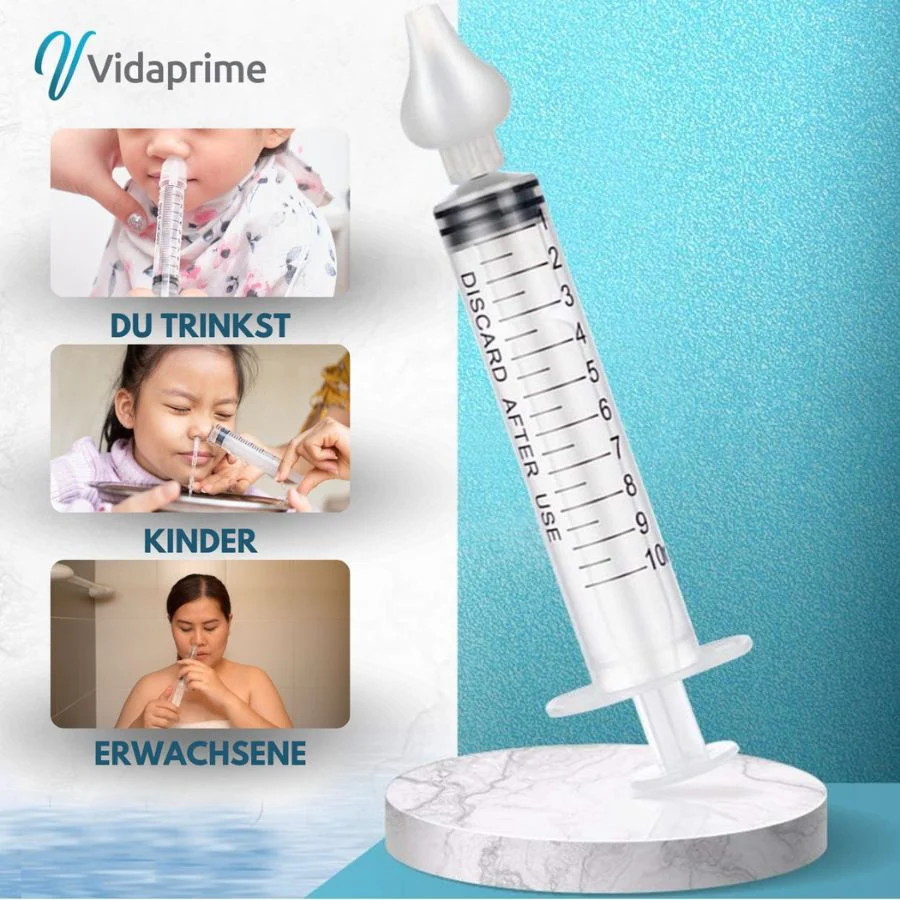 Nasenspülungsspritze für Babys und Erwachsene | Packung mit 3 Stück - Image 3