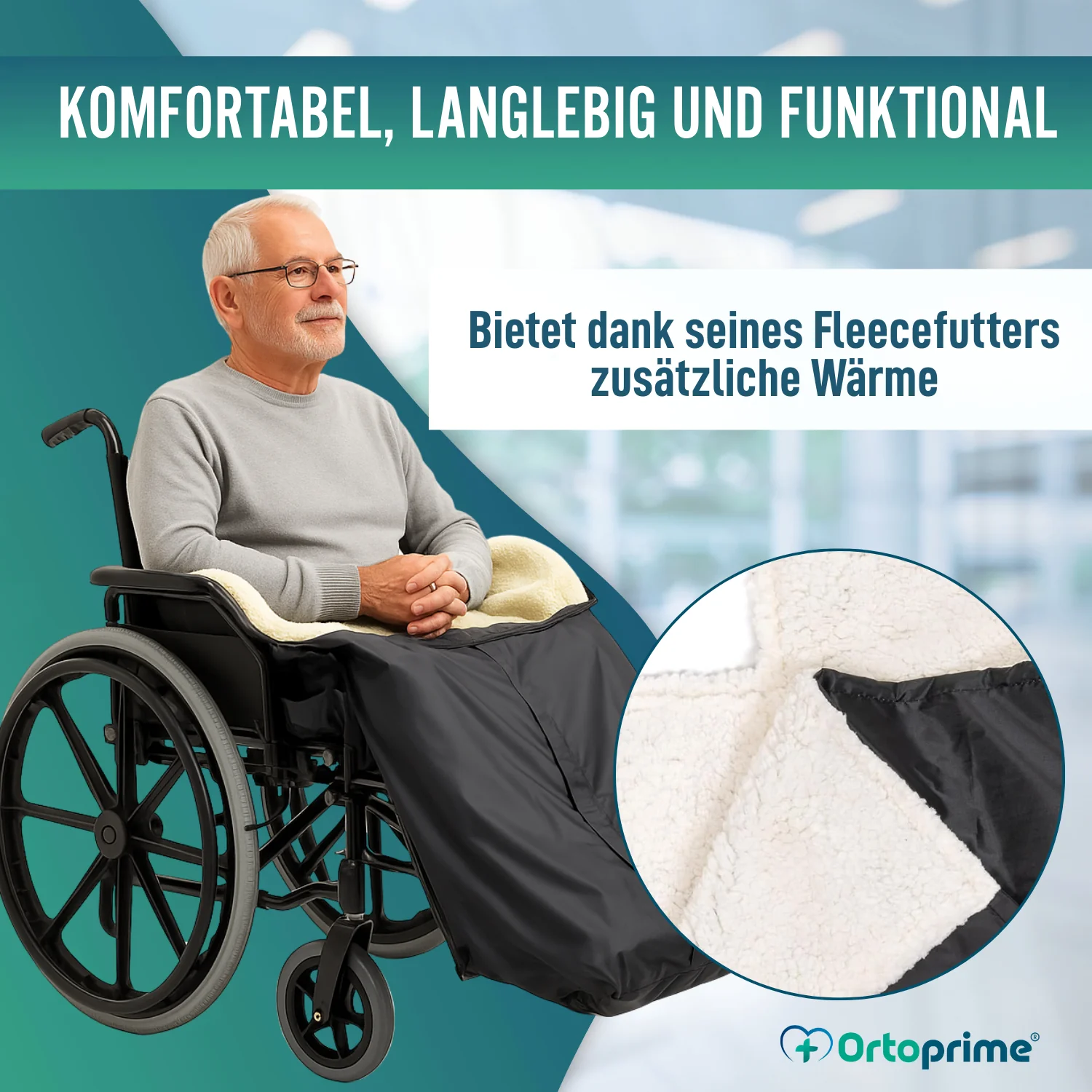 Thermische Beinschutzdecke für Rollstühle | Wasserdichte Decke - Image 6