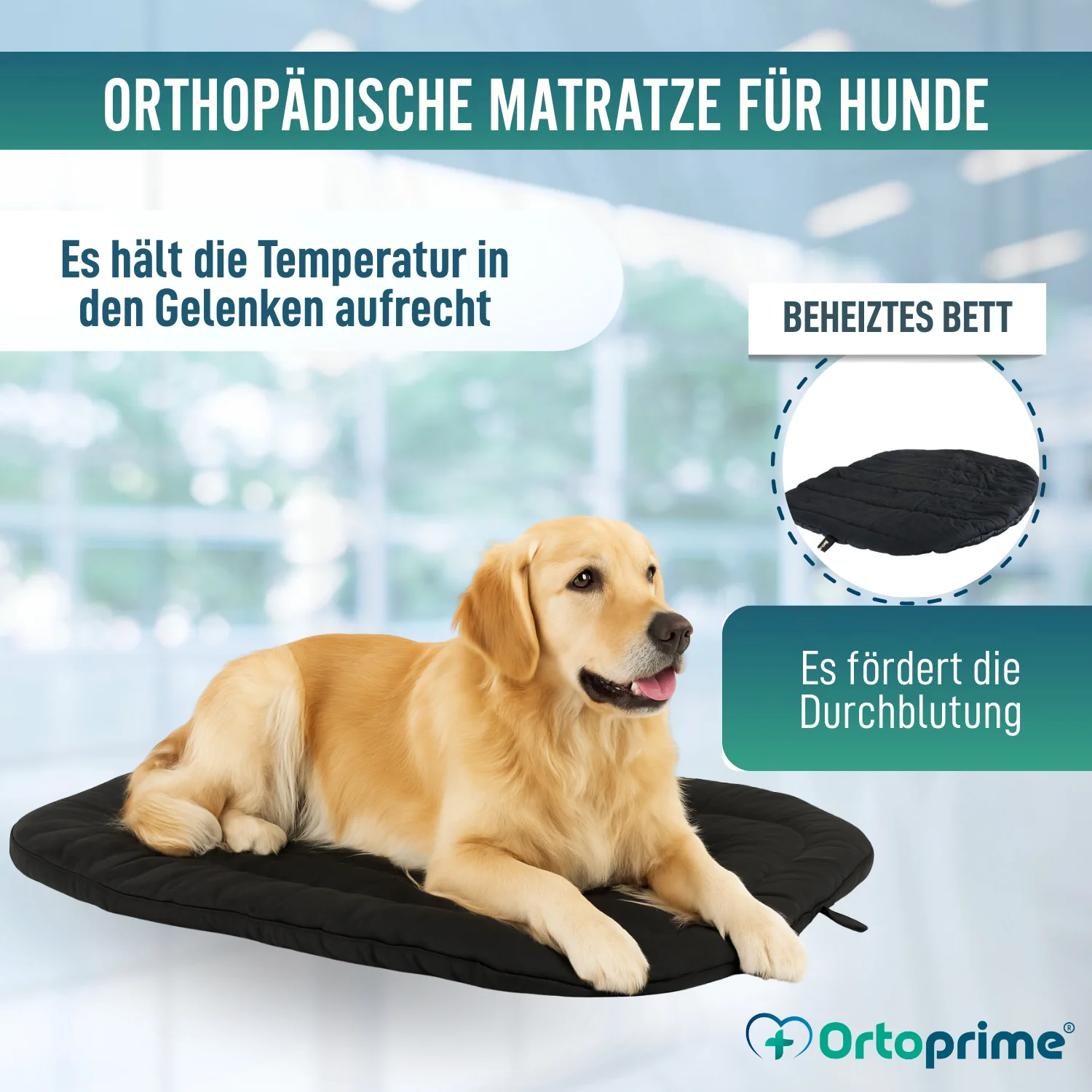 Thermobett für Hunde mit Arthrose | Therapeutisches Gewebe - Image 6