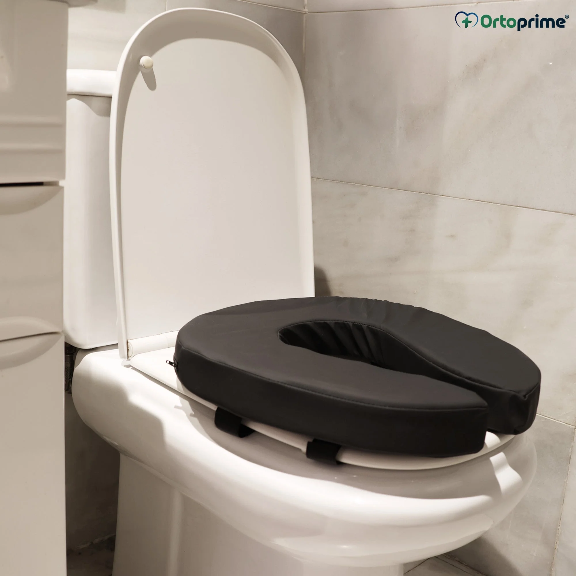 Gepolstertes WC-Kissen mit abnehmbarem Bezug und Haltegurt - Image 6