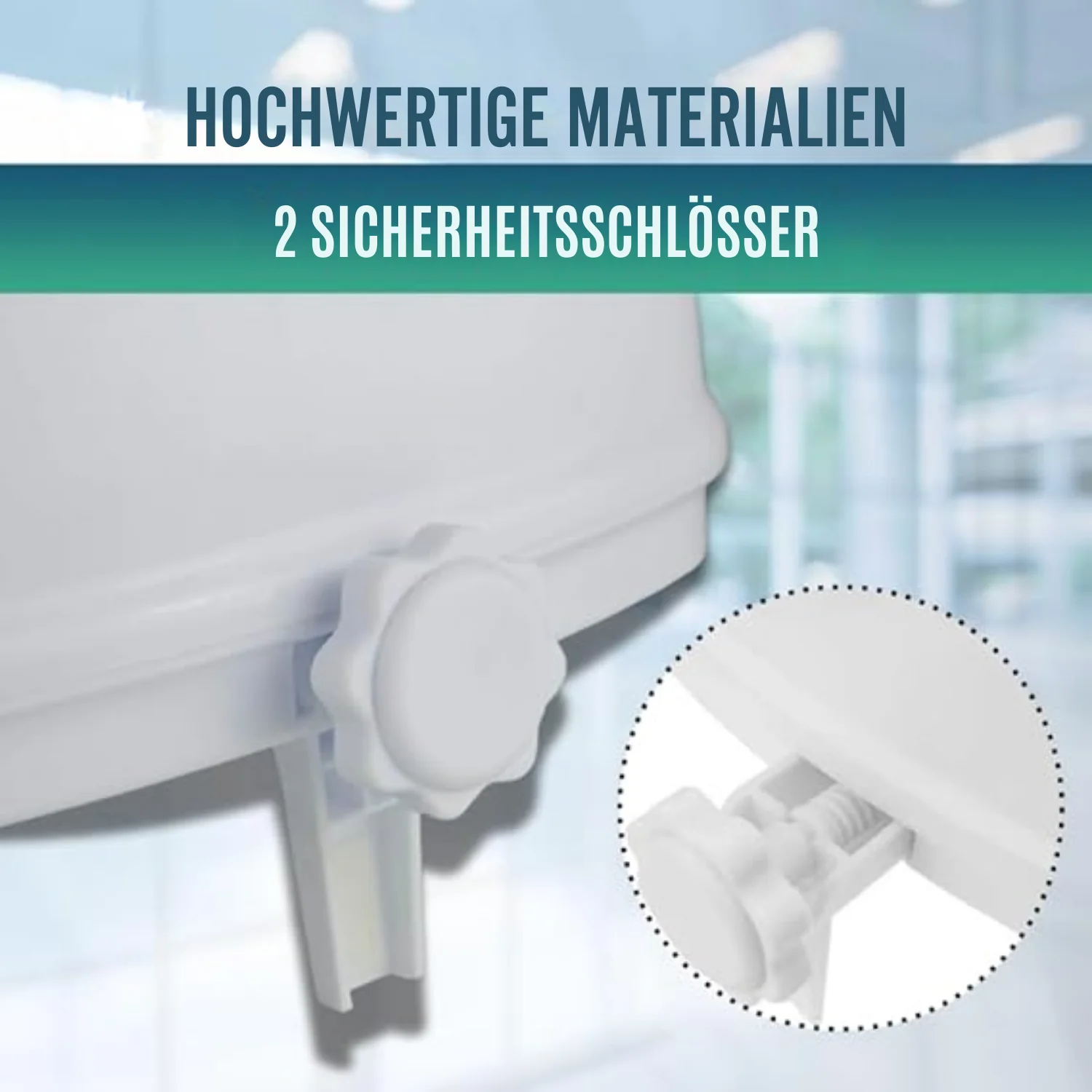 WC-Erhöhung für Erwachsene 15 cm | Universelle Toilettenaufsatz - Image 11