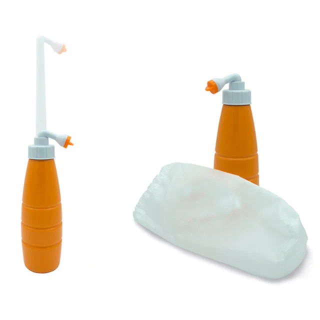 Tragbare ausziehbare Bidetflasche für die Intimhygiene | Unisex