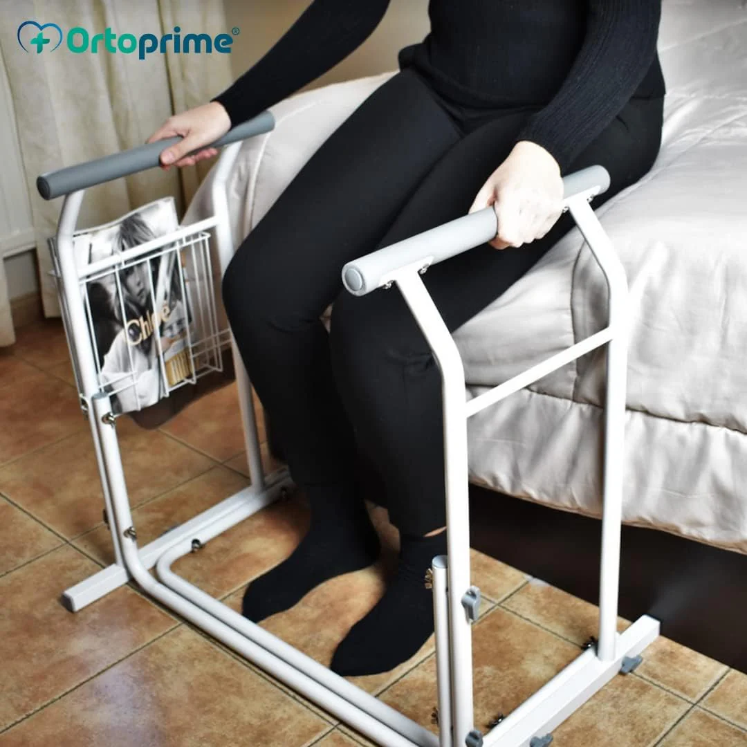 Tragbare Toilettenarmlehne mit Zeitschriftenständer - Image 6