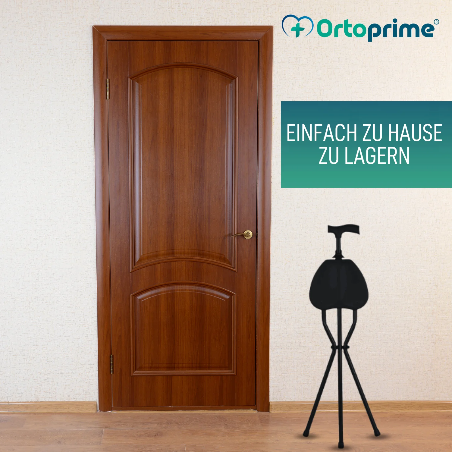 Tragbarer Gehstock mit Sitz | Klappbare Gehstöcke für Senioren - Image 9