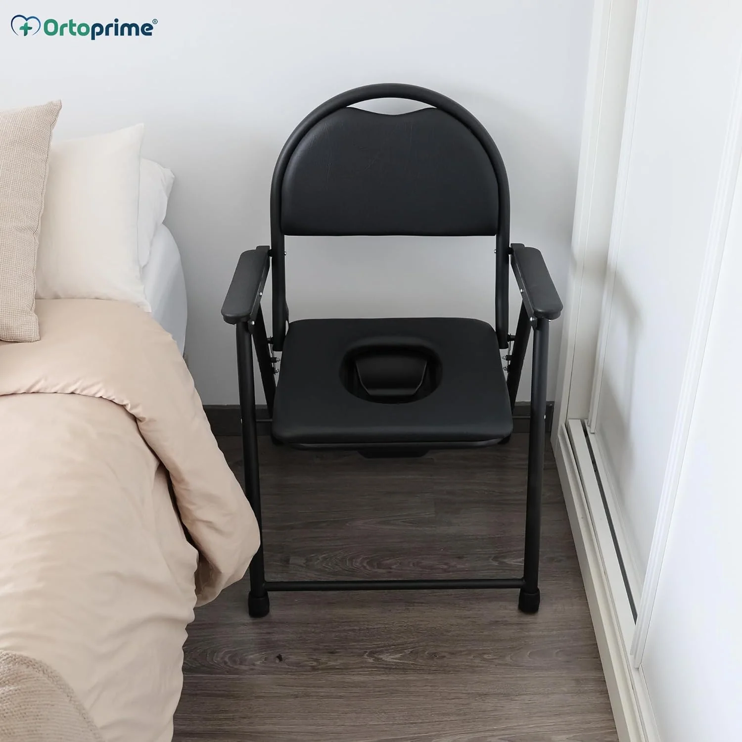 Klappbarer WC-Stuhl für Senioren | Tragbarer Toilettenstuhl - Image 3