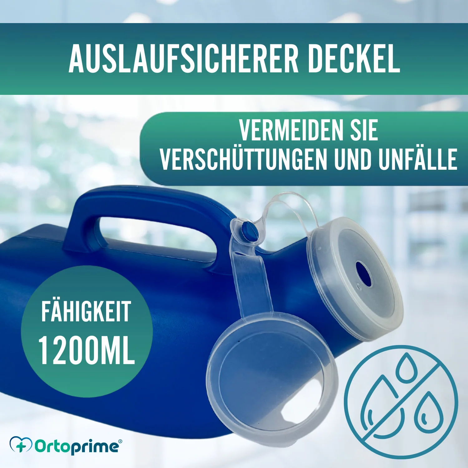 Tragbares Unisex Urinal 1200ml für Erwachsene und Kinder - Image 5