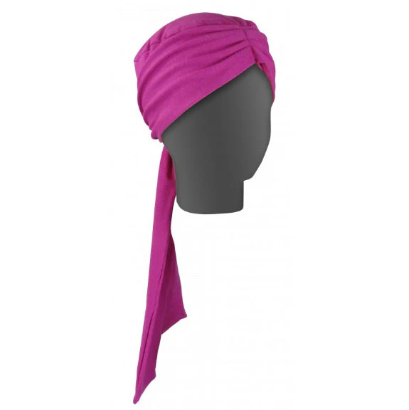 Turban Kopftuch für Krebspatienten Gerafft | Wähle deine Farbe - Image 3