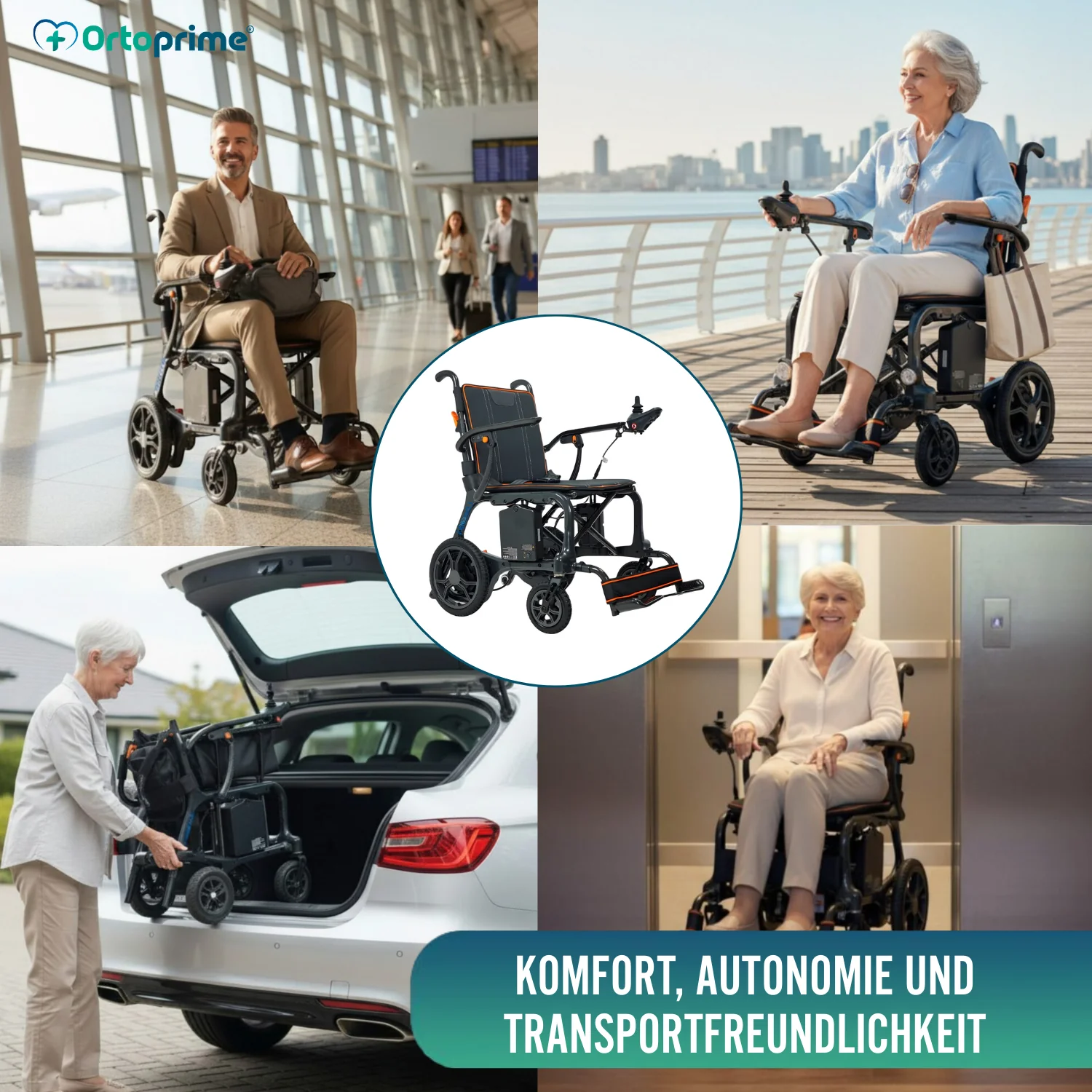Ultraleichter Elektrorollstuhl mit Brushless Motoren - Image 8
